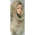 Mariam Hijab- Cream Flower Print